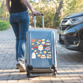 Kuchen und Patisserie Kuchen Köstliche Leckerei Aufkleber (Koffer Insitu)