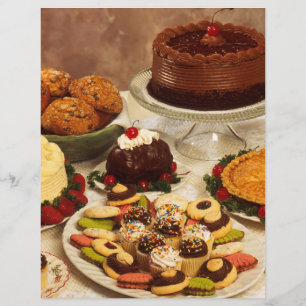 Kuchen und Süßigkeiten Flyer