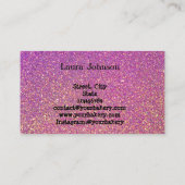 Kuchen und Süßigkeiten Zuhause Bäckerei Tropfen Go Visitenkarte (Rückseite)