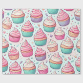 Kuchen und Teigwaren Geschenkpapier (Flach)