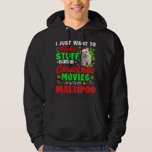 Kuchen und Weihnachtsfilme mit meinem Malz ansehen Hoodie