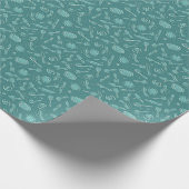 Küchen Utensils Muster Geschenkpapier (Ecke)