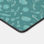 Küchen Utensils Muster Schreibtischunterlage (Ecke)