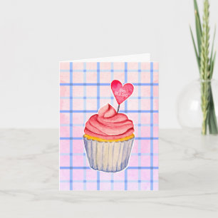 Kuchen-Valentinsgruß Karte