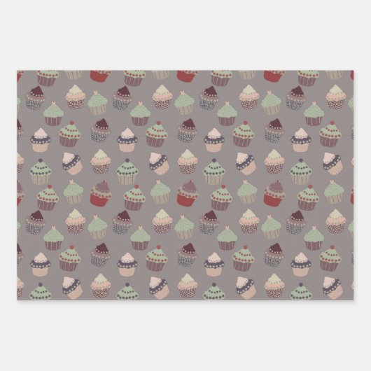 Kuchen (Varianten), Packpapierblätter Geschenkpapier Set (Vorderseite 3)