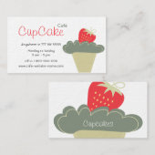 Kuchen-Visitenkarte Visitenkarte (Vorne/Hinten)