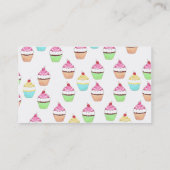 Kuchen-Visitenkarte Visitenkarte (Rückseite)