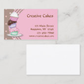 Kuchen-Visitenkarte Visitenkarte (Vorne/Hinten)