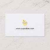 Kuchen-Visitenkarte Visitenkarte (Rückseite)