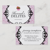 Kuchen-Visitenkarten Visitenkarte (Vorne/Hinten)