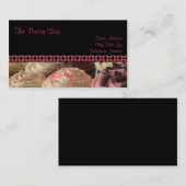 Kuchen-Visitenkarten Visitenkarte (Vorne/Hinten)