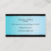 Kuchen-Visitenkarten Visitenkarte (Rückseite)