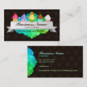 Kuchen-Visitenkarten Visitenkarte (Vorne/Hinten)