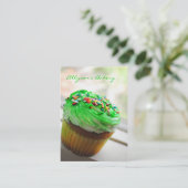 Kuchen-Visitenkarten Visitenkarte (Stehend Vorderseite)