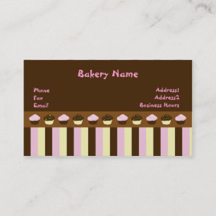 Kuchen-Visitenkarten Visitenkarte
