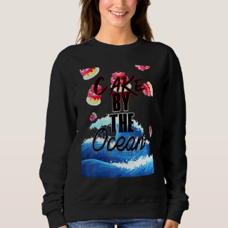 Kuchen vom Ozeanerwachsenen Sweatshirt