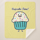 Kuchen-Zeit mit besprüht süßen Nachtischfondant Sherpadecke (Vorderseite)