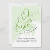 Kuchen-Zertrümmern-Geburtstags-Einladung, neutrale Einladung (Vorderseite)