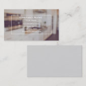 Küchenauftragnehmer - Kabinettskarte Visitenkarte (Vorne/Hinten)