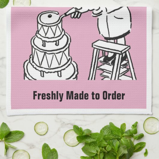 Kuchenbacken, Backen Geschirrtuch (Gefaltet)