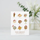 Kuchenbacken niedliche Weihnachtsillustrierung (Stehend Vorderseite)