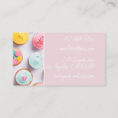 Kuchenbäckerei Visitenkarte (Rückseite)