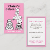 Kuchenbackmaschine Visitenkarte (Vorne/Hinten)