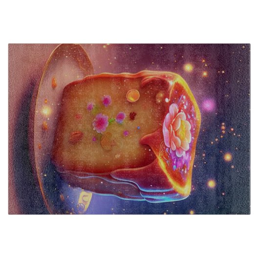 Küchenbackplatte Schneidebrett (Vorderseite)