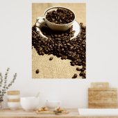 Küchenbild-Kaffeetasse Poster (Küche)