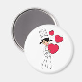 Küchenchef Magnet (Vorderseite/Rückseite)