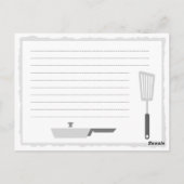Küchenclub Postcard (oder Rezept Card) Postkarte (Rückseite)