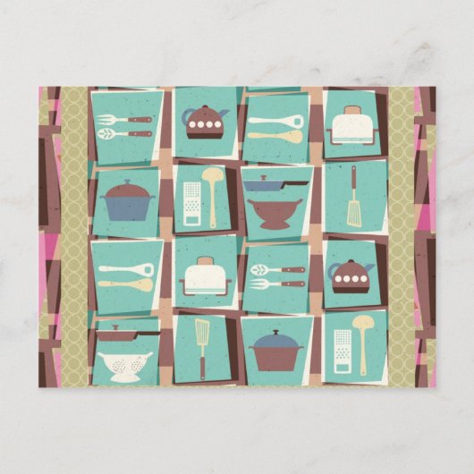 Küchenclub Postcard (oder Rezept Card) Postkarte (Vorderseite)