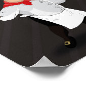 Küchendekoration Französisch Koch Abbildung Poster (Ecke)