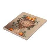 Küchendekoration Orangen & grüne Trauben Fliese (Seite)