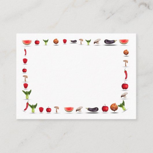 Küchendesign für Köche Köche Visitenkarte (Vorderseite)