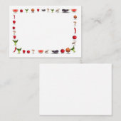 Küchendesign für Köche Köche Visitenkarte (Vorne/Hinten)