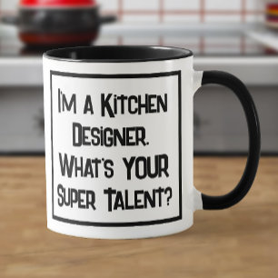 Küchendesigner Super Talent. Zweifarbige Kaffeetas Tasse
