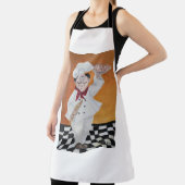 Küchendesignerin oder -frau Schürze Fett Koch (InSitu)