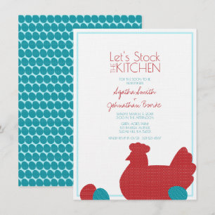 KÜCHENE Pärchen duschen Einladung