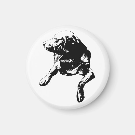 Küchenecke Kontur: Labrador Magnet (Vorne)