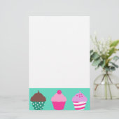 Kuchenentwurf Briefpapier (Stehend Vorderseite)