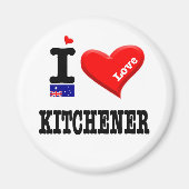 KÜCHENER - I-Liebe Magnet (Vorne)
