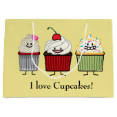 Kuchenfamilien-Zuckerguss besprüht Kirschkuchen Große Geschenktüte (Vorderseite)