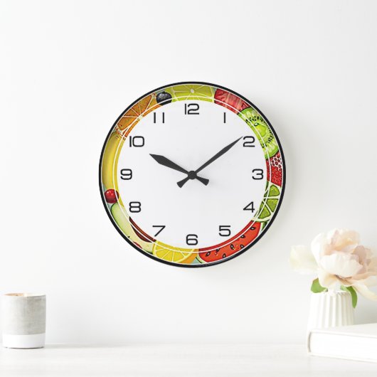 Küchenfrucht Große Wanduhr (Zuhause)