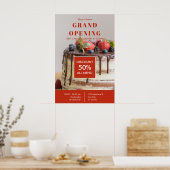 Kuchengebäck Kleine Unternehmen Große Eröffnungs-F Poster (Küche)