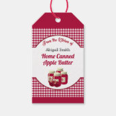 Küchengekochtes Apple Fruit-Geschenk-Tag Geschenkanhänger (Vorderseite)