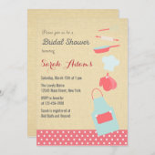 Küchengeräte Bridal Dusche Einladung (Vorne/Hinten)