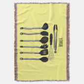 Küchengeräte-Cartoon-Abbildung Decke (Vorderseite Vertikal)