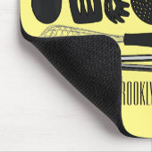 Küchengeräte-Cartoon-Abbildung Mousepad (Ecke)