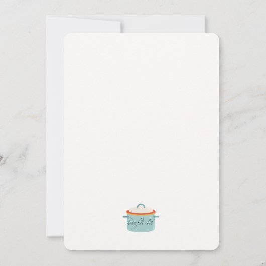 Küchengeräte Dusche Einladung (Rückseite)